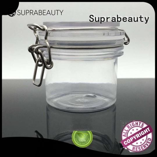 round Kilner Jar with silicone ring for cosmetic cream Suprabeauty