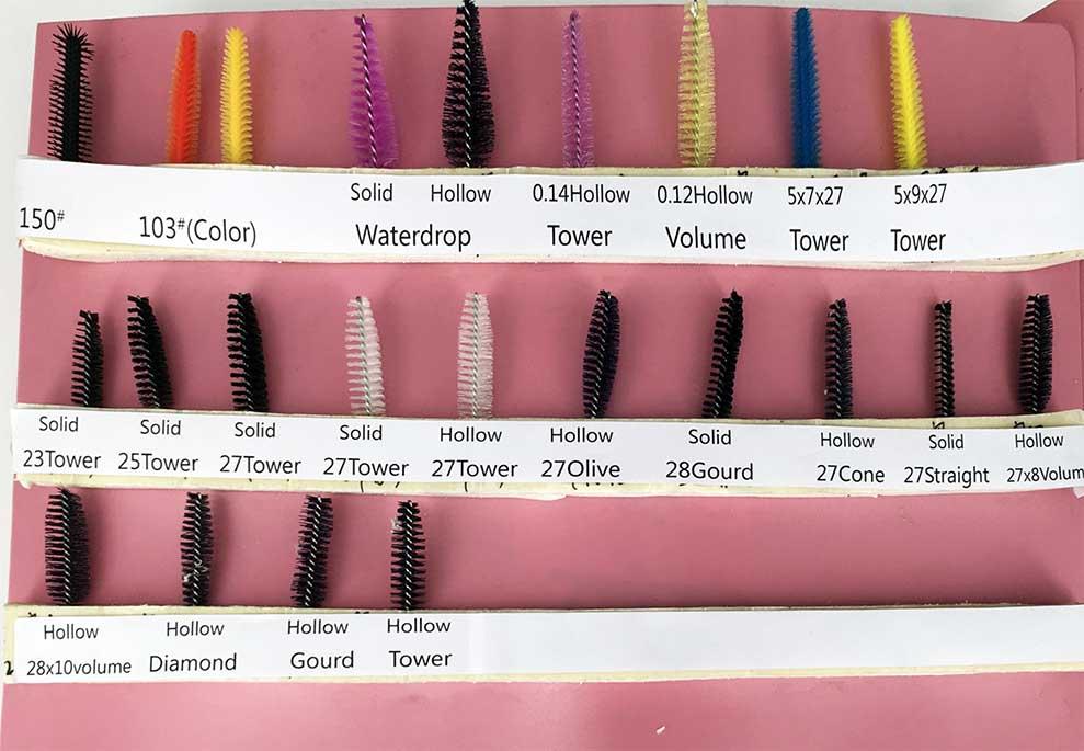 Disposable nail brush plastic handle nylon hair Suprabeauty SPD3006