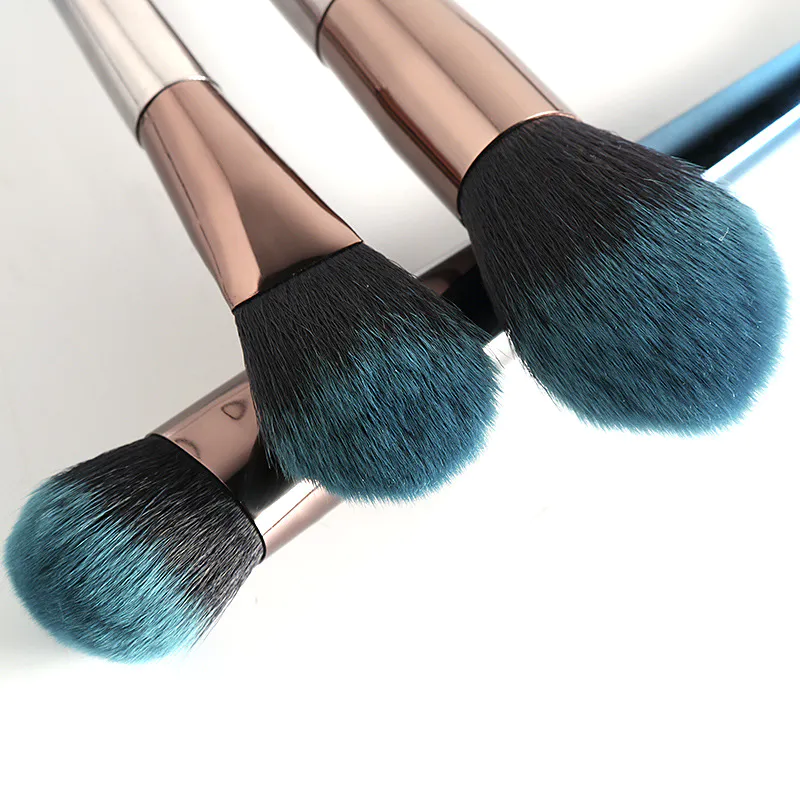 Suprabeauty cruelty best quality makeup brush sets with brush belt for loose powder