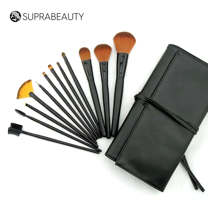 pcs unique makeup brush sets with brush belt for eyeshadow Suprabeauty