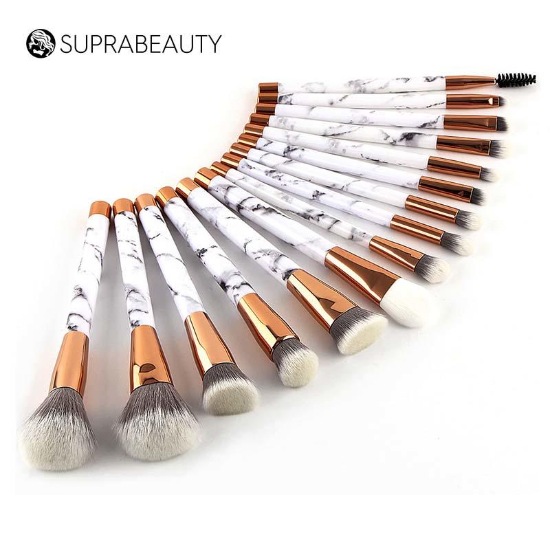 marble makeup brush kit 15pcs