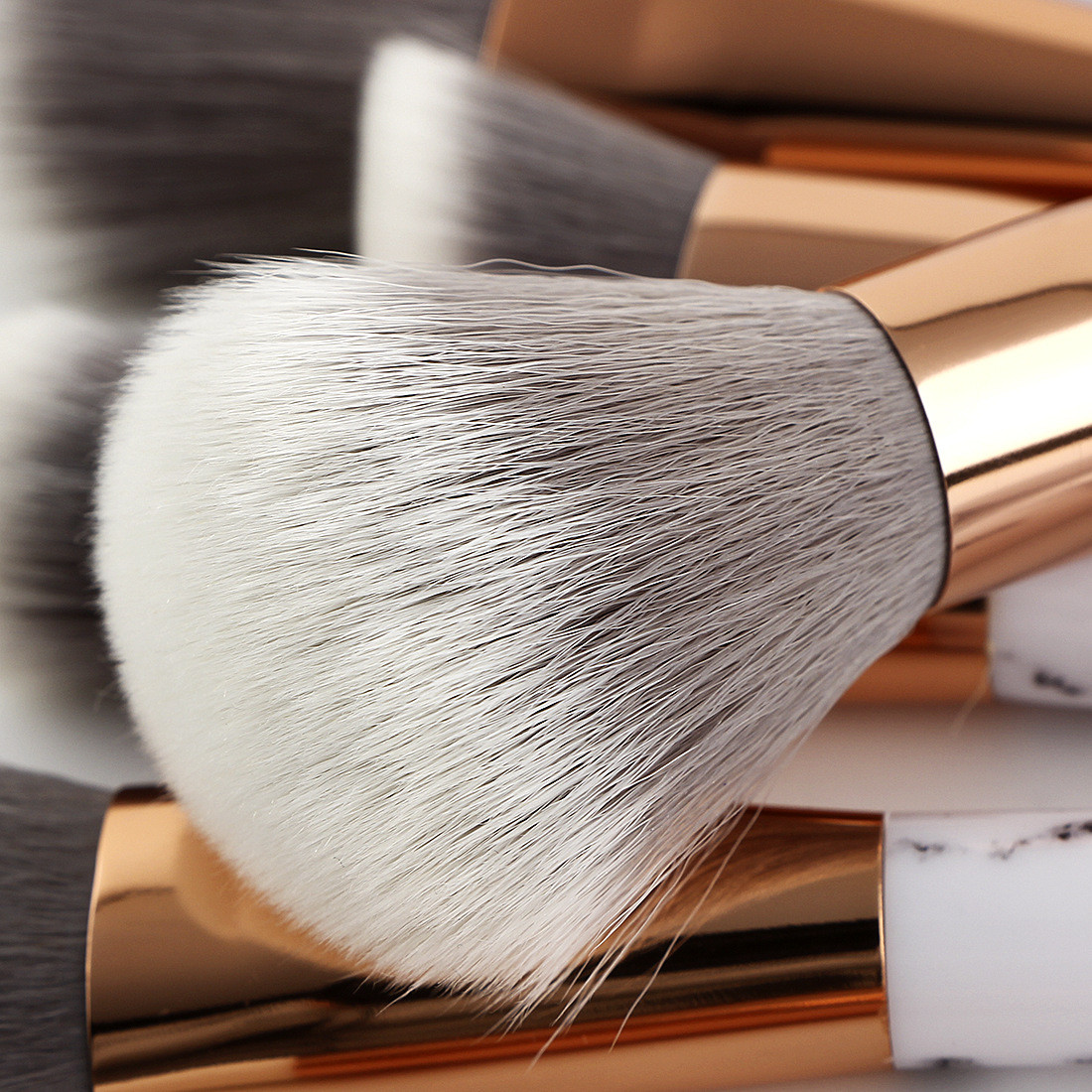 marble makeup brush kit 15pcs-5