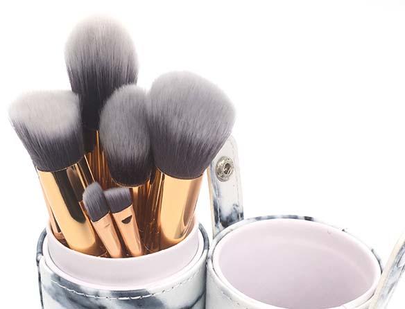 marble makeup brush kit 15pcs