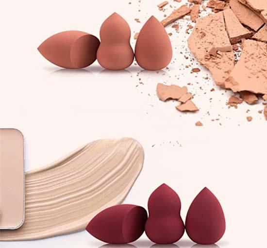 Suprabeauty beauty cosmetic sponge with customized color for mineral dried powder