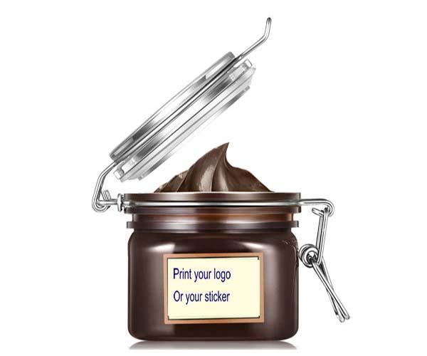 Suprabeauty xlj Kilner Jar with stainless steel for mud mask