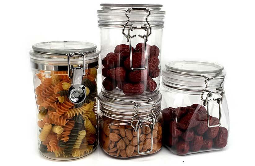 Suprabeauty plastic cosmetic jars with lids factory direct supply for sale
