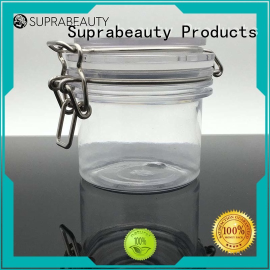 xlj vasetti cosmetici con coperchi con anello in silicone per crema cosmetica Suprabeauty