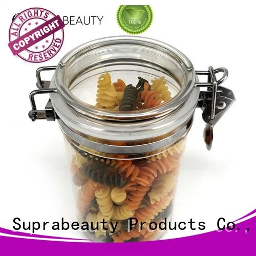 Suprabeauty xlj clear cosmetic jars with logo printing for petroleum jelly