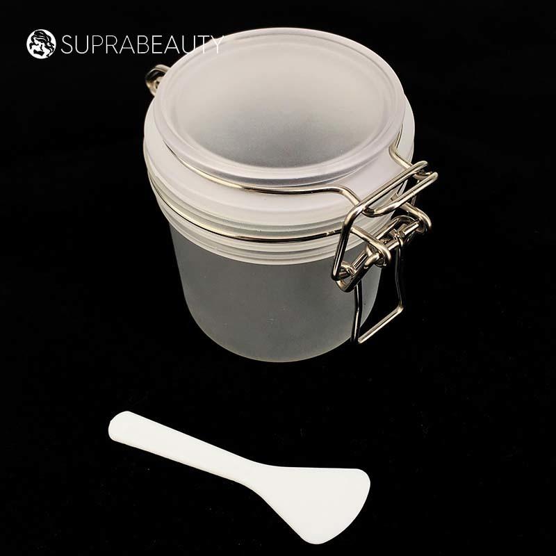 xlj plastic cosmetic containers with logo printing for cosmetic cream Suprabeauty