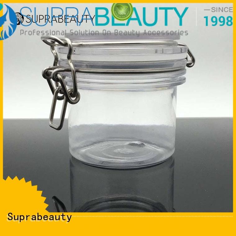 Suprabeauty cosmetic jars with lids with silicone ring for petroleum jelly
