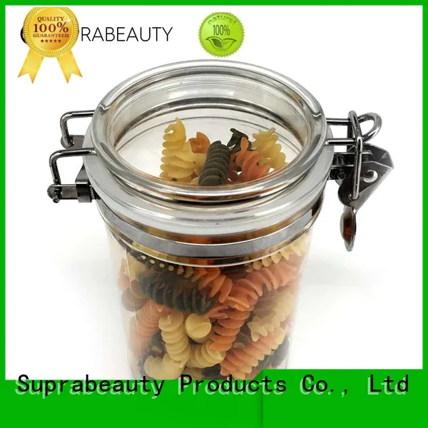 Suprabeauty antioxidative plastic cosmetic containers with stainless steel for mud mask