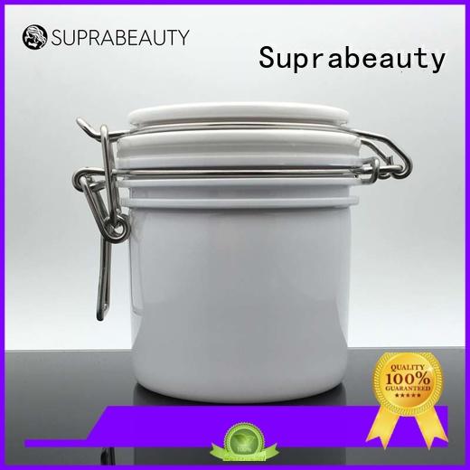 Suprabeauty round cosmetic jars with lids with stainless steel for petroleum jelly