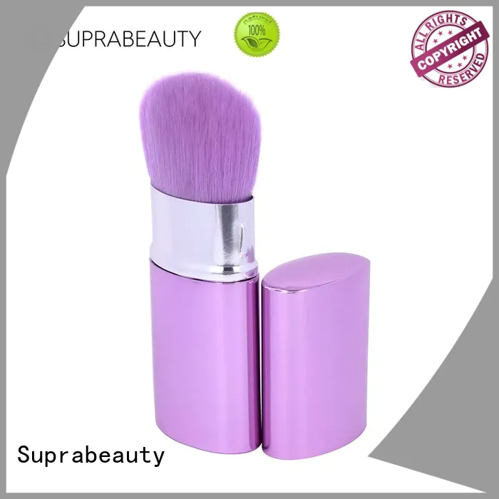 retractable beauty cosmetics brushes with super fine tips for eyeshadow