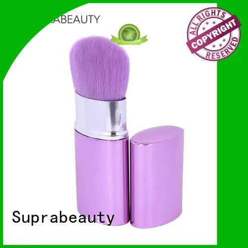 Suprabeauty duo fiber cheap face makeup brushes manufacturer for liquid foundation