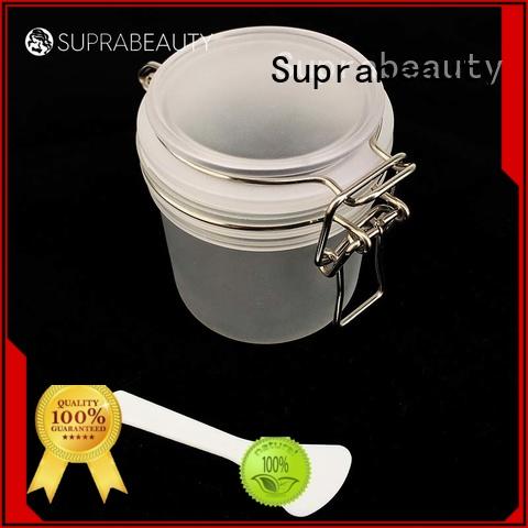 frosted plastic cosmetic jars with lids with logo printing for petroleum jelly