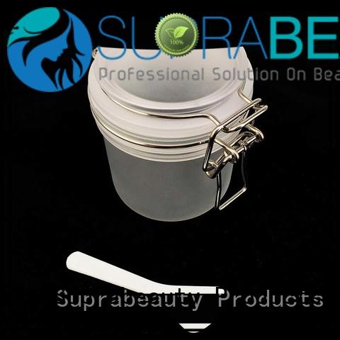 bulk cosmetic jars with silicone ring for cosmetic cream Suprabeauty