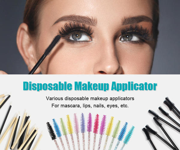 disposable eyelash brush, disposable eyeliner brushes, disposable mascara applicators