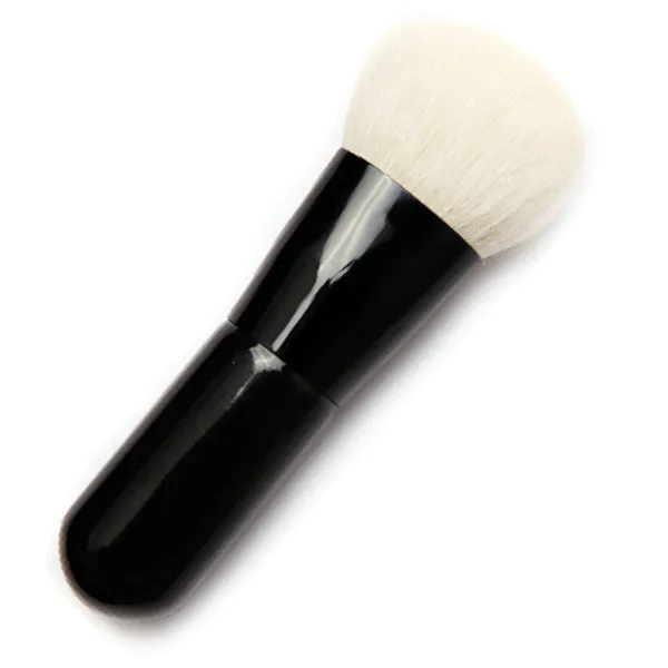 Short handle goat hair mineral powder makeup brush