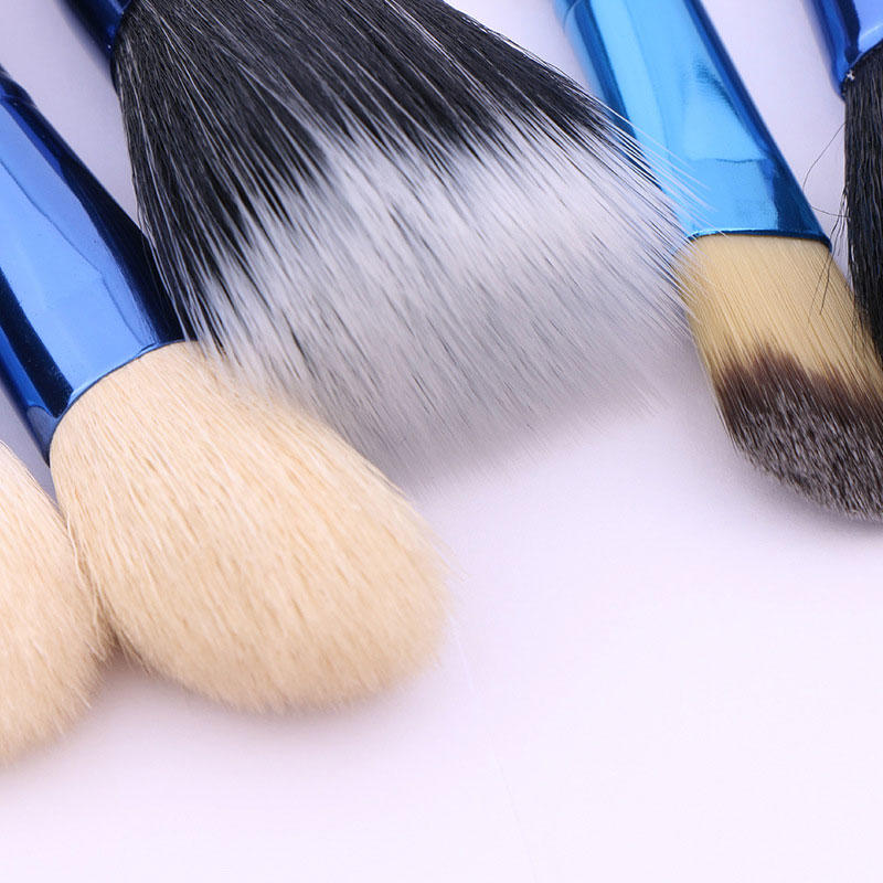 cruelty eye brushes with curved synthetic hair for eyeshadow