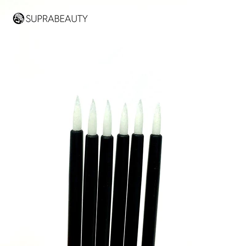 Disposable lip brush white fiber tips Suprabeauty SPD1002