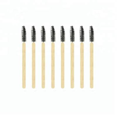 Mascara wand with bamboo handle large tapper head SPD3007