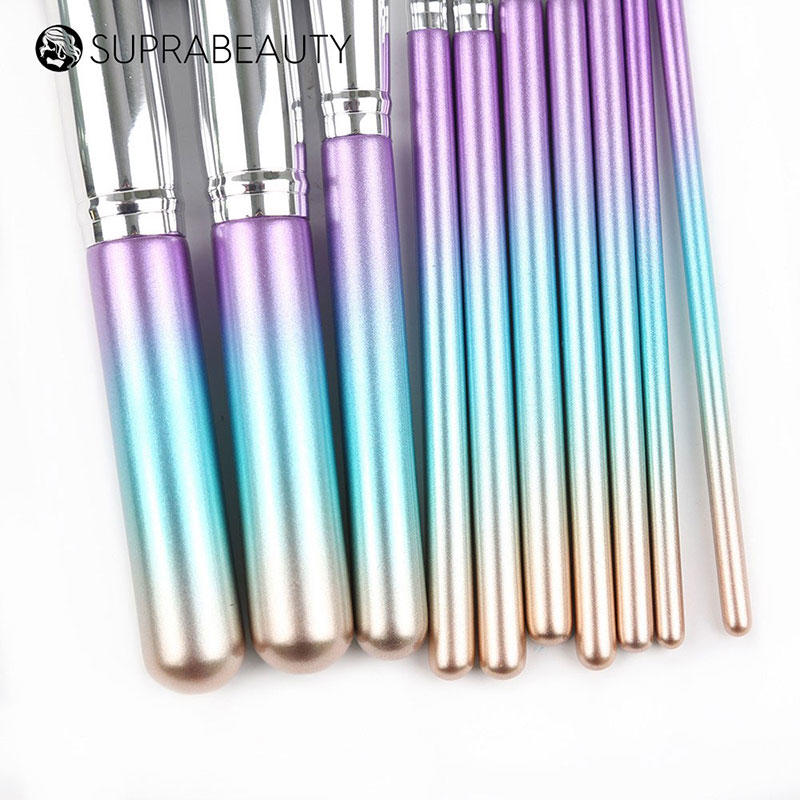 Suprabeauty marble popular makeup brush sets with synthetic bristles