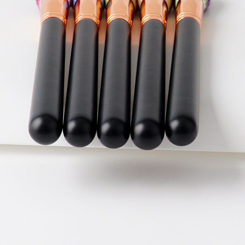 handle low price makeup brushes for liquid foundation-4