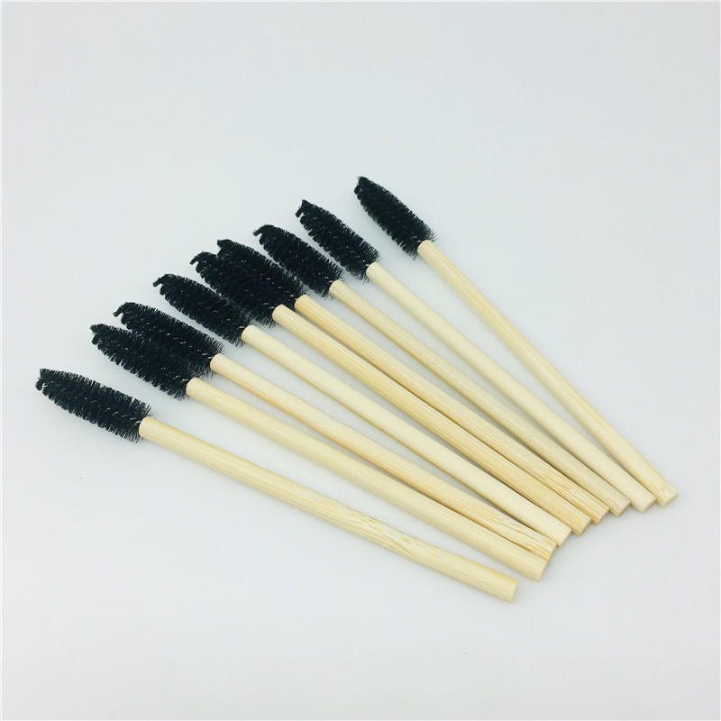 Bamboo makeup brush eco-friendly makeup applicator mascara brush