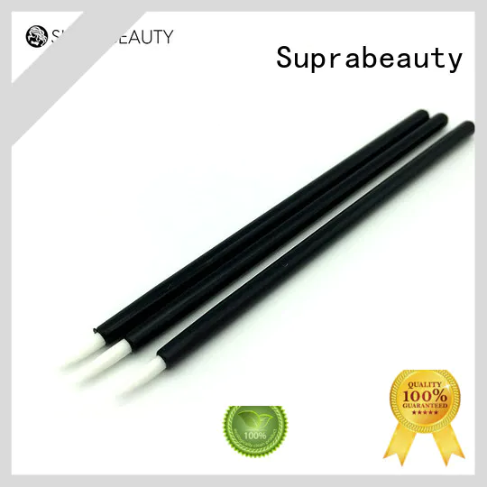 silicone disposable applicators with bamboo handle for eyelash extension liquid