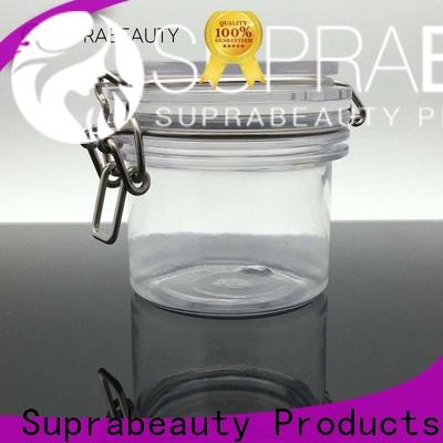 Suprabeauty clear plastic jars with lids with good price for package