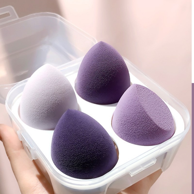 Gift box packaging makeup sponge set