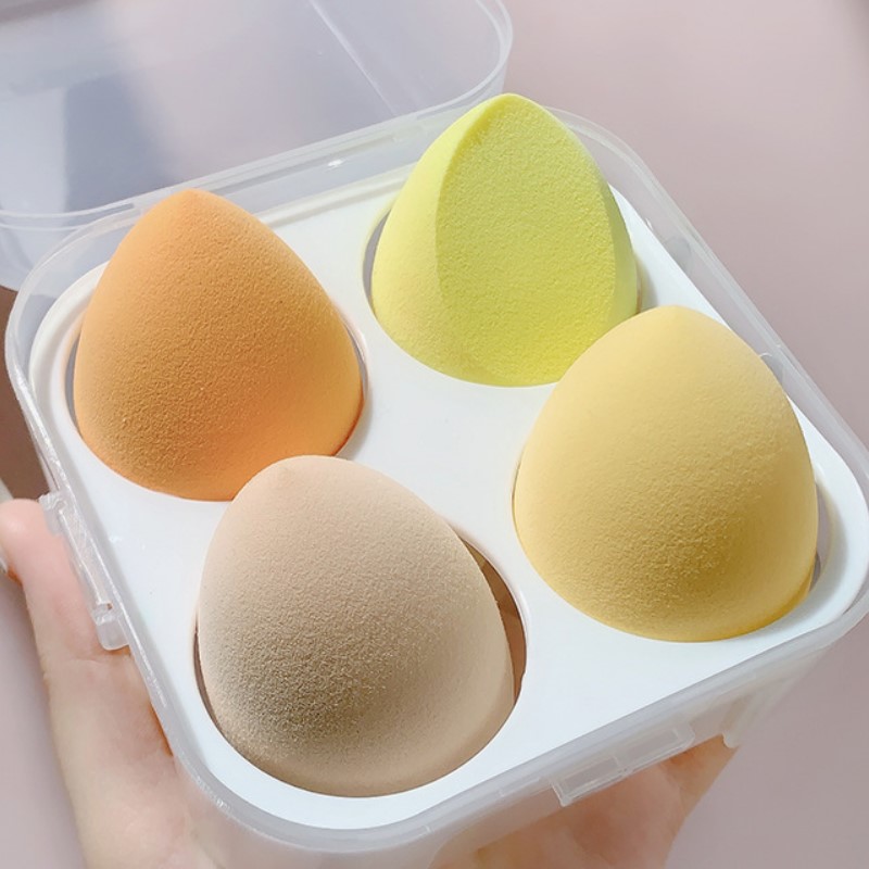 Gift box packaging makeup sponge set