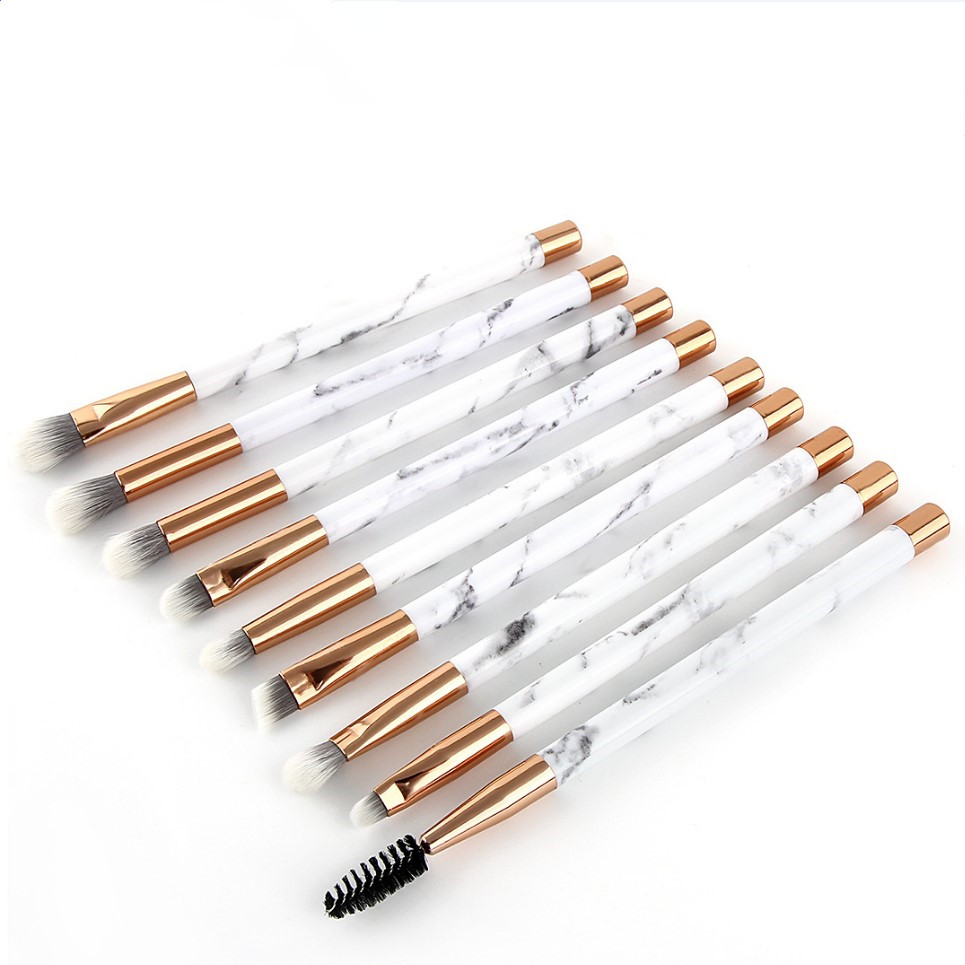 Luxury face makeup brushes set supplier vegan synthetic hair