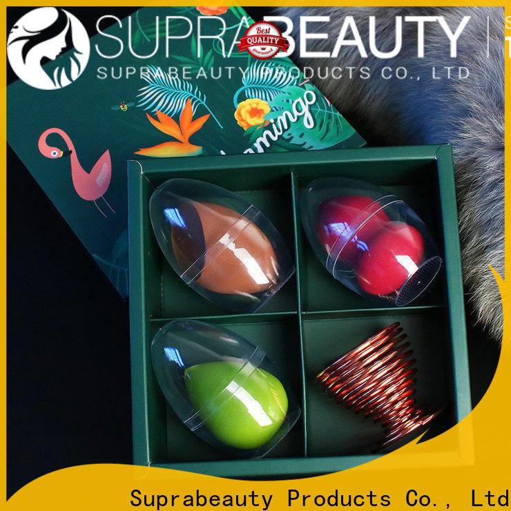 Suprabeauty custom makeup sponge wedges supplier bulk buy