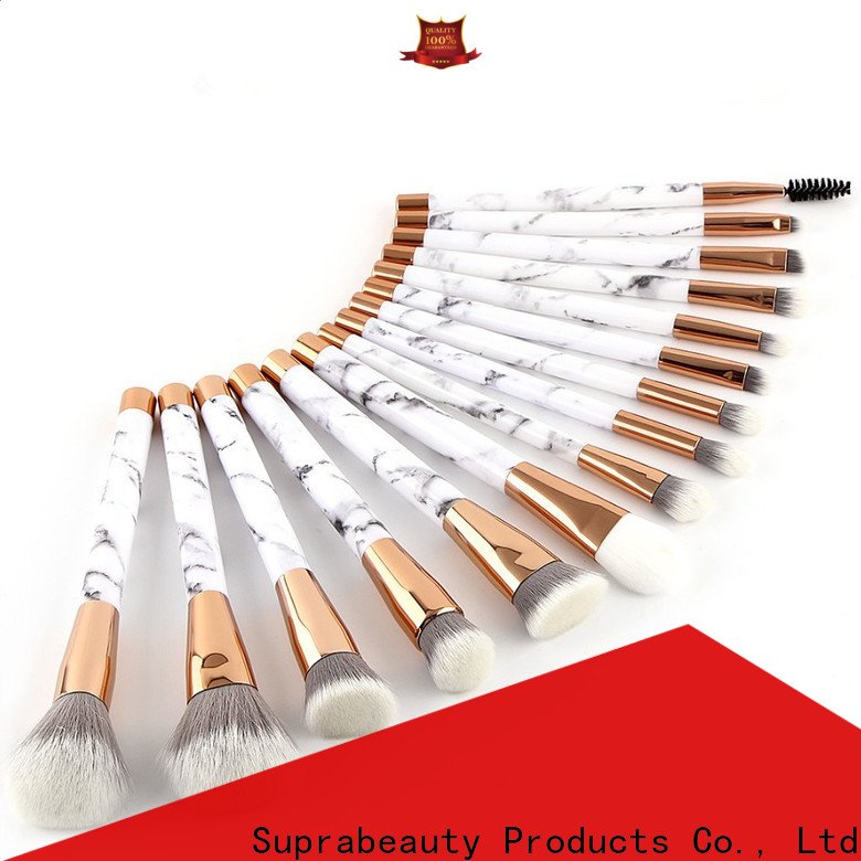 Suprabeauty unique makeup brush sets company bulk production