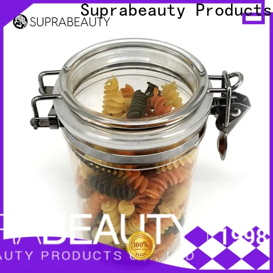 best price plastic cosmetic jars with lids with good price for packaging