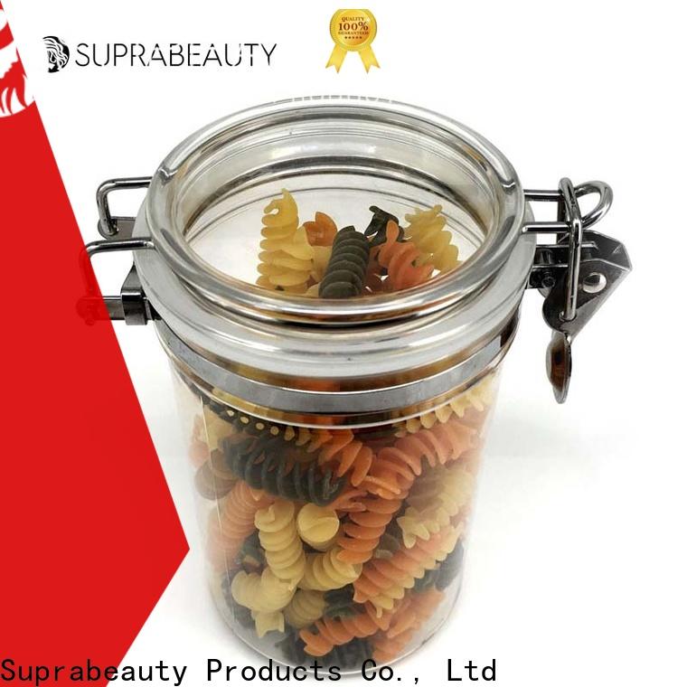 Suprabeauty clear cosmetic jars supply for sale