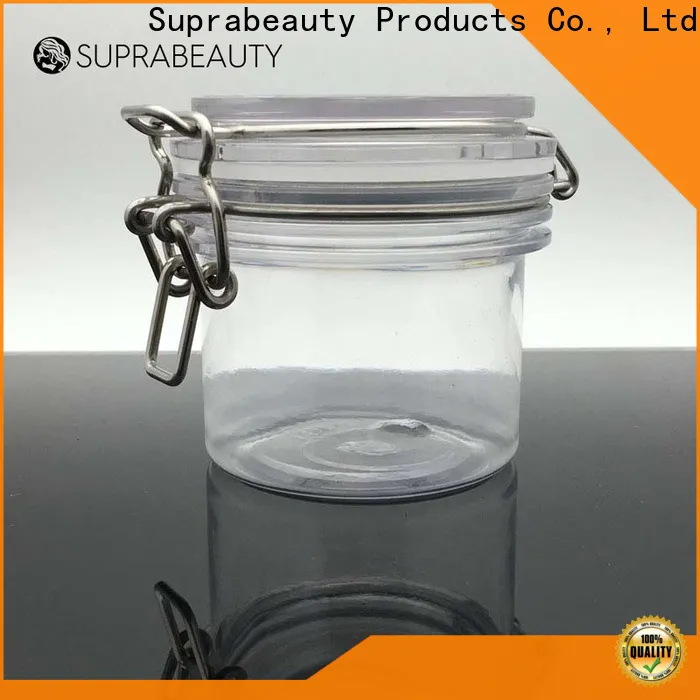 Suprabeauty hot-sale clear cosmetic jars supplier bulk production