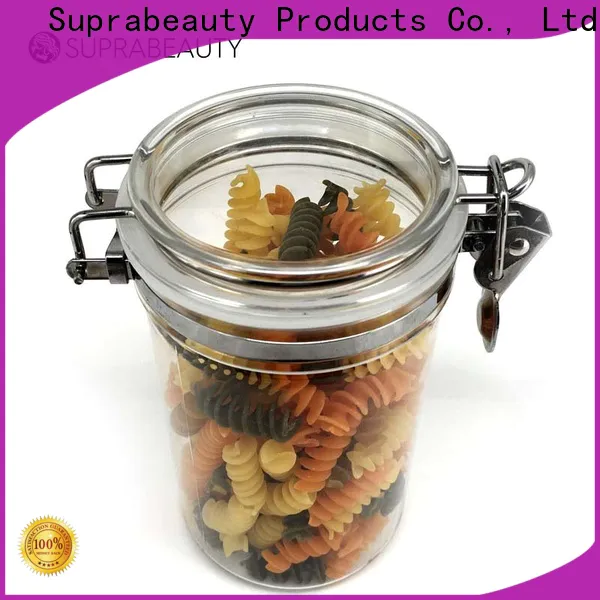 Suprabeauty cosmetic jars with lids best supplier bulk production