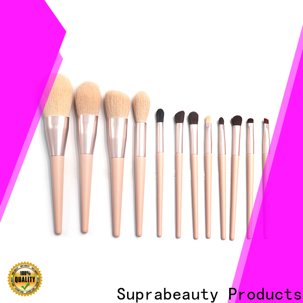 Suprabeauty factory price affordable makeup brush sets wholesale for packaging