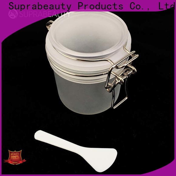 Récipients en pot en plastique Suprabeauty avec couvercles meilleur fabricant pour l'emballage