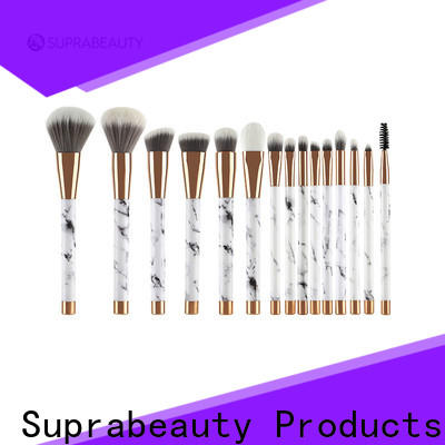 Suprabeauty affordable makeup brush sets with good price bulk production
