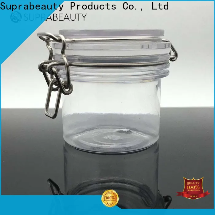 Wholesale plastic cosmetic jars manufacturers for beauty