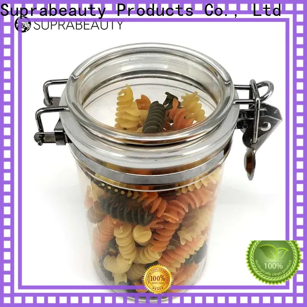 Suprabeauty High-quality plastic jar containers with lids factory for cosmetic retail store