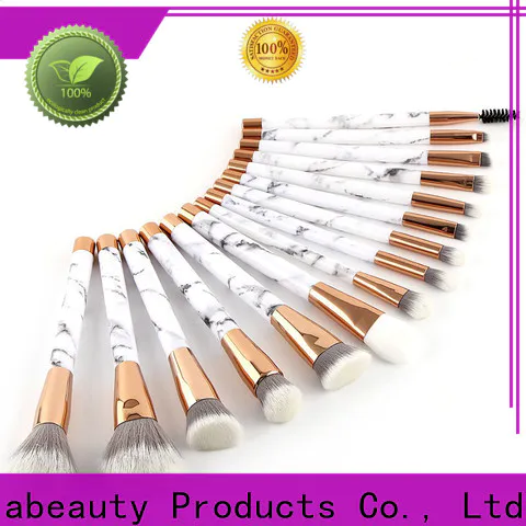 New oval makeup brush set factory for cosmetic retail store