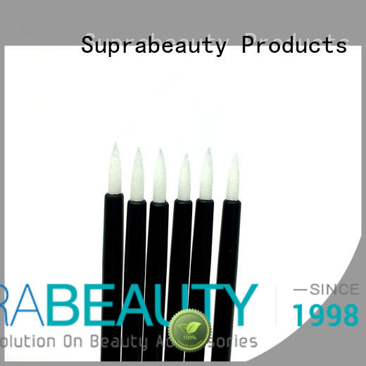 Disposable lip brush white fiber tips Suprabeauty SPD1002