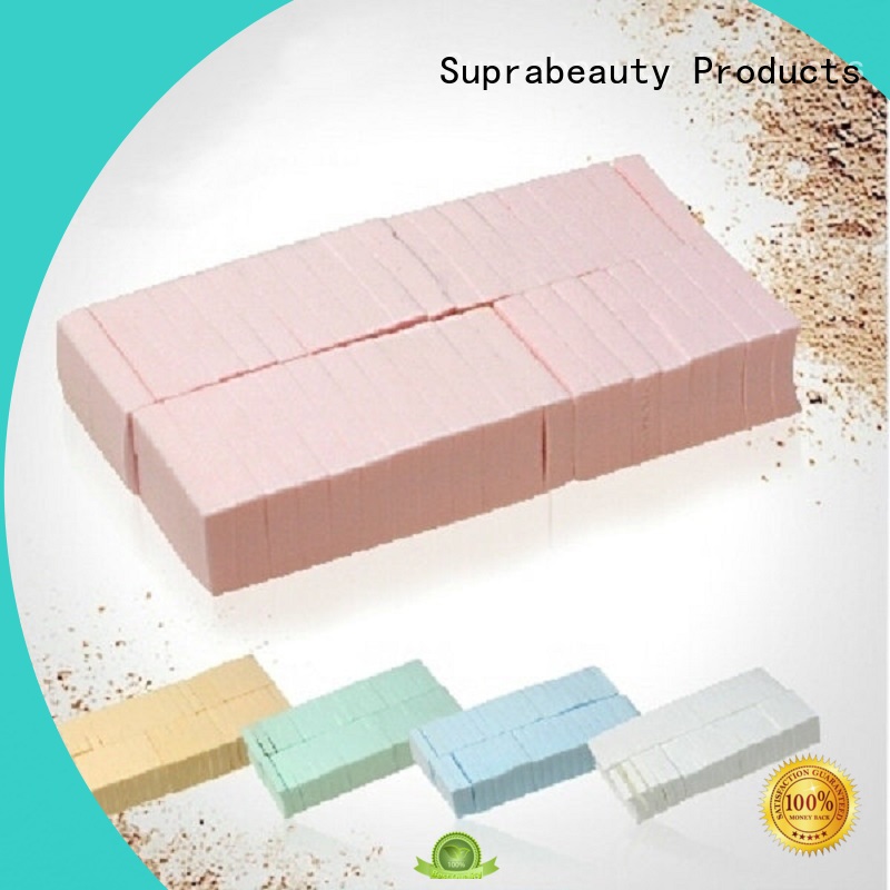 Éponge cosmétique de beauté Suprabeauty avec couleur personnalisée pour poudre minérale séchée