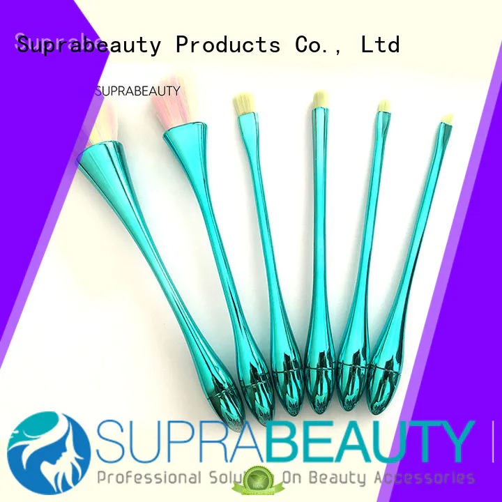 Suprabeauty rainbow affordable makeup brush sets sp