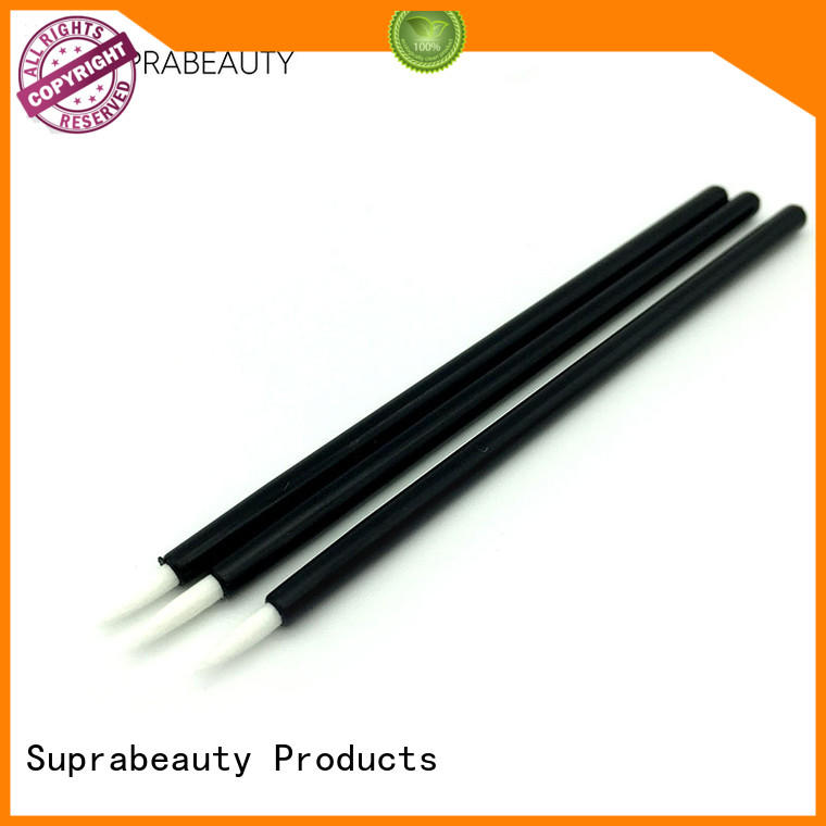 spd disposable eyeliner applicators with bamboo handle for lip gloss cream Suprabeauty