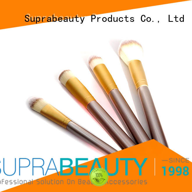 Suprabeauty pcs foundation brush set with curved synthetic hair for loose powder